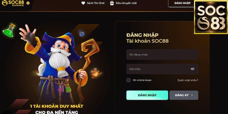 Hướng dẫn đăng nhập Soc88 Các bước hướng dẫn đăng nhập Soc88 chính xác nhất