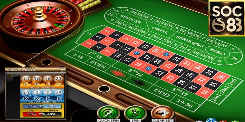 Roulette SOC88 Lựa chọn bàn chơi phù hợp