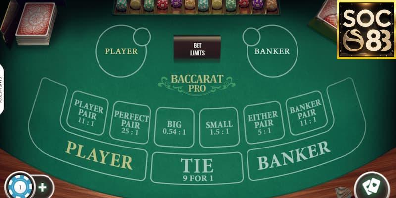 Baccarat SOC88 Phong cách chơi thận trọng