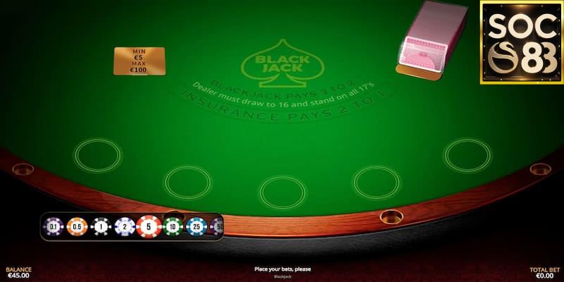 Blackjack SOC88 Quan sát kỹ đối thủ và nhà cái